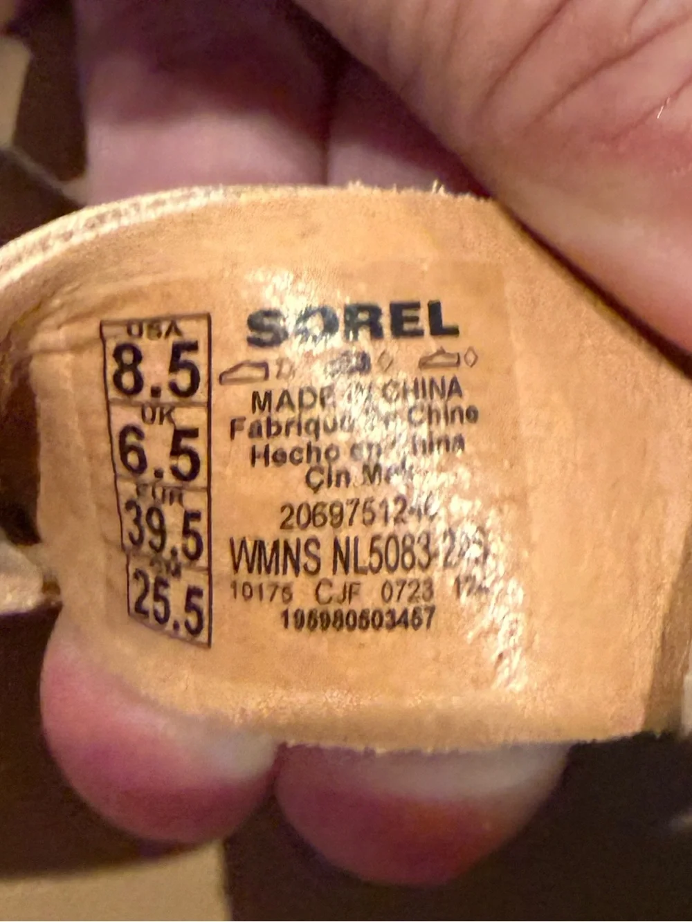 Sorel woven synthetic